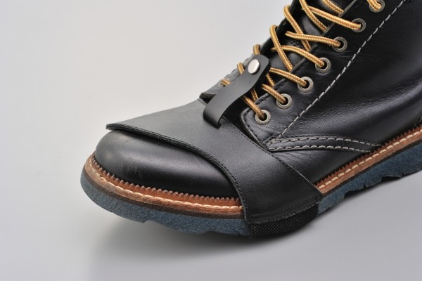 Stiefelschoner Leder schwarz Small