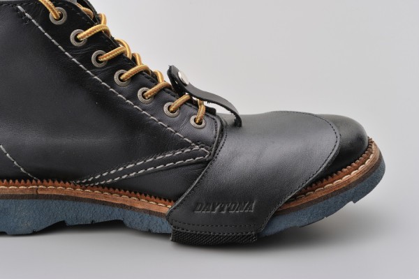 Stiefelschoner Leder schwarz Small