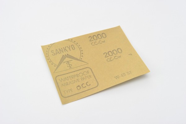 Nass Schleifpapier wasserfest 2000er 93x115mm...