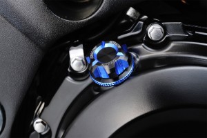 Oil filler cap dual anodized M20 x P1.5 blue black 2