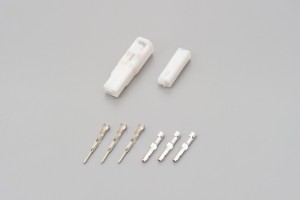 Stecker Set 3-polig Typ 050 weiß f. HONDA Blinker