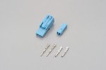 Stecker Set 2-polig blau f. HONDA Blinker