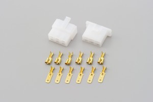 Stecker Set 6-polig rastend Typ 250