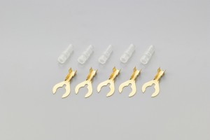 C-shaped terminal set dia. 6, set of 5