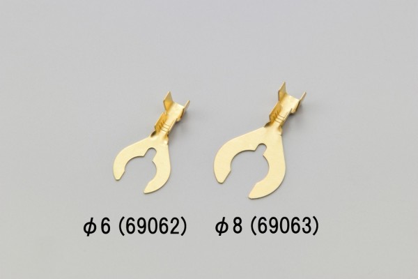 C-shaped terminal set dia. 6, set of 5