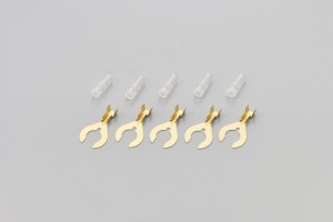 C-shaped terminal set dia. 8, set of 5