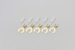 C-shaped terminal set dia. 8, set of 5