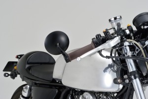 "D-MIRROR-9" Aluminum ABS bar end mirror black short set... 2