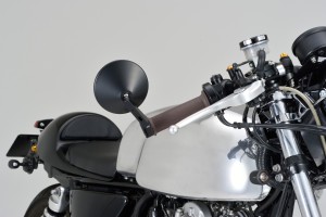 "D-MIRROR-10" Aluminum ABS bar end mirror black short set... 2