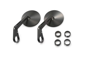 "D-MIRROR-10" Aluminium ABS Lenkerenden Spiegel Satz 2...