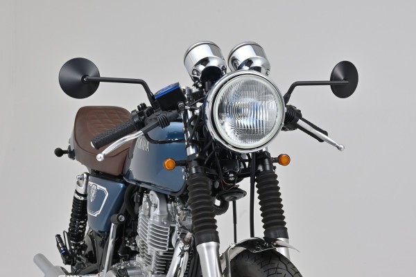 "D-MIRROR-10" steel ABS mirror set 2pcs black