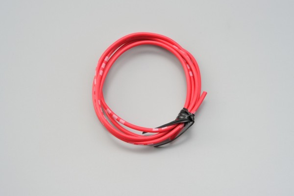 Colored wire, AWG16 AVS1.25, red, 1m