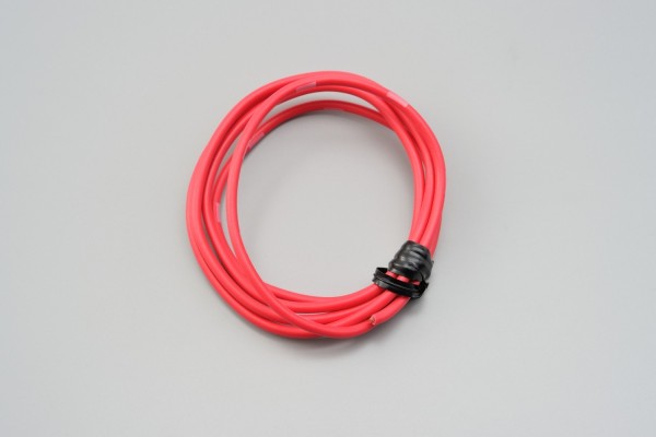 Colored wire, AWG14 AVS2.00, red, 1m