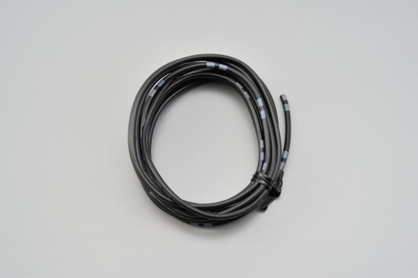 Colored wire, AWG18 AVS0.75, black, 2m