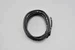 Colored wire, AWG18 AVS0.75, black, 2m