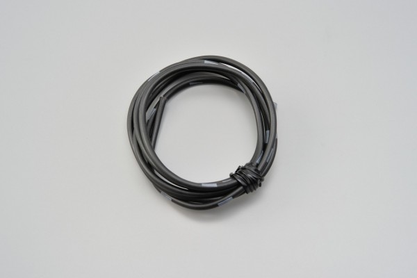 Colored wire, AWG14 AVS2.00, black, 1m