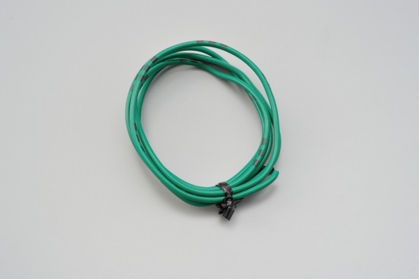 Colored wire, AWG16 AVS1.25, green, 1m