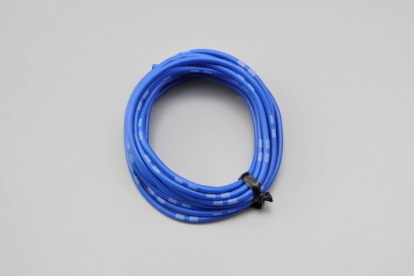 Colored wire, AWG18 AVS0.75, blue, 2m