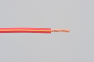 Colored wire, AWG18 AVS0.75, red/yellow, 2m 2
