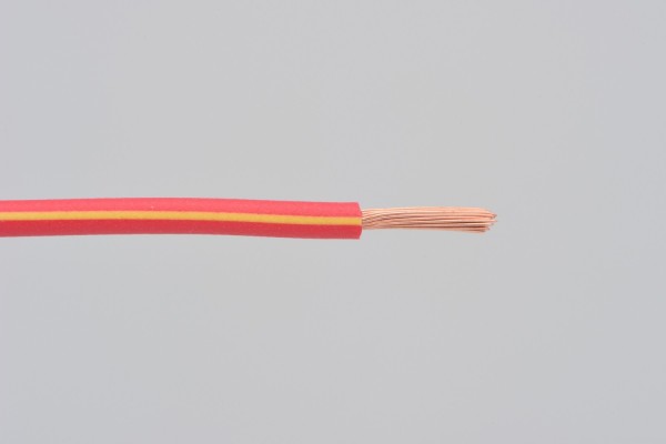 Farbiges Kabel AWG18 0.75qmm 2 Meter rot gelb