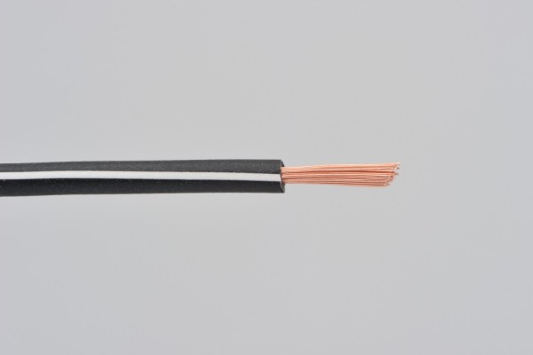 Farbiges Kabel AWG18 0.75qmm 2 Meter schwarz braun