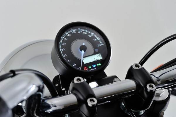 "VELONA80" Tachometer 260 KM/H MPH, weiße LED,...