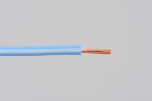 Farbiges Kabel AWG18 0.75qmm 2 Meter hellblau weiss 2