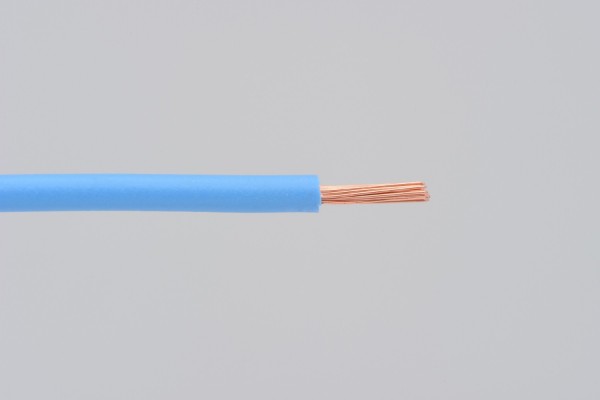 Colored wire, AWG18 AVS0.75, lightblue, 2m