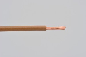 Colored wire, AWG18 AVS0.75, brown, 2m 2