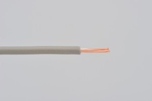 Colored wire, AWG18 AVS0.75, gray, 2m 2