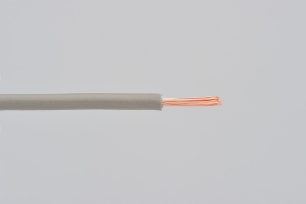 Farbiges Kabel AWG18 0.75qmm 2 Meter grau