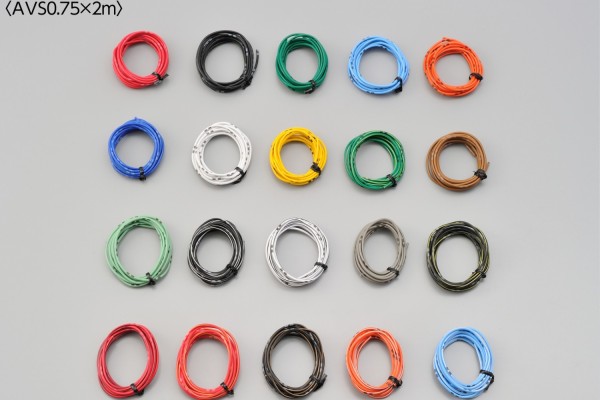 Colored wire, AWG18 AVS0.75, lightgreen, 2m