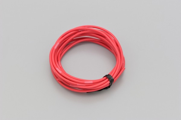 Colored wire, AWG20 AVS0.50, red, 2m