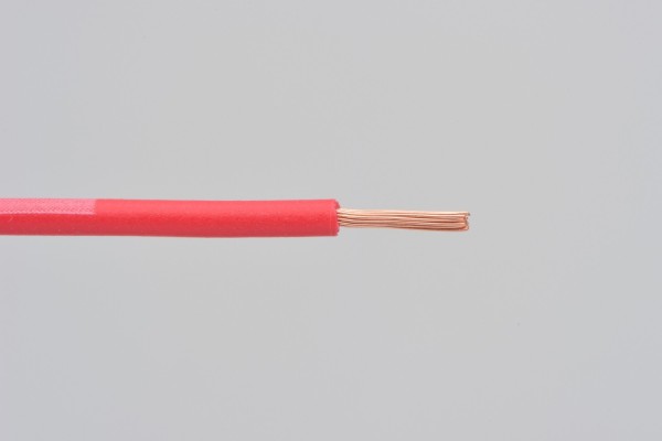 Farbiges Kabel AWG20 0.50qmm 2 Meter rot