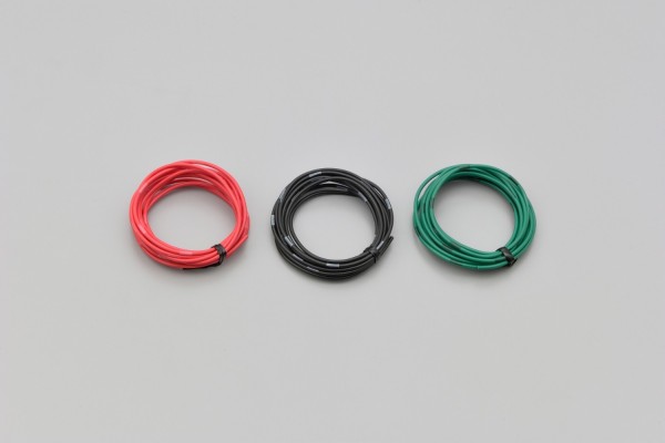 Farbiges Kabel AWG20 0.50qmm 2 Meter schwarz