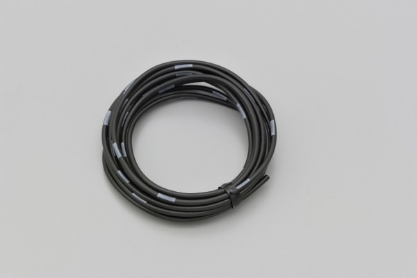 Colored wire, AWG20 AVS0.50, black, 2m