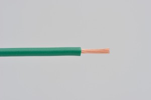 Colored wire, AWG20 AVS0.50, green, 2m 2
