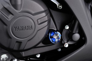 Oil filler cap dual anodized M27 x P1.5 blue black 2