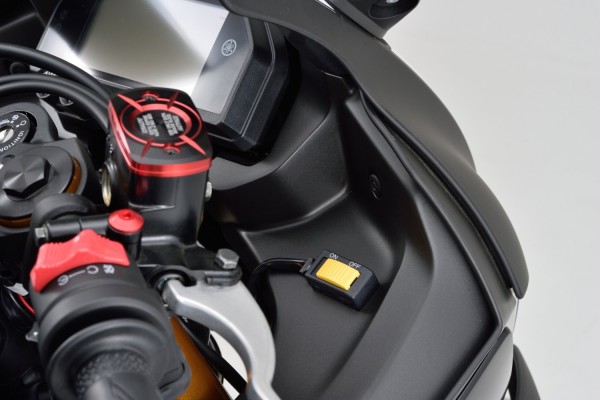 On/Off slide switch yellow