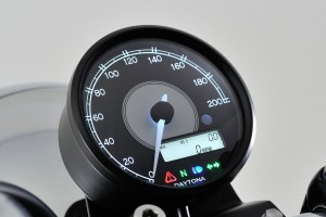 "VELONA80" Tachometer 200 KM/H MPH, weiße LED, schwarz