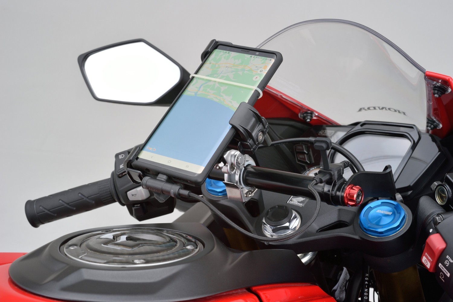 Motorrad-Handy-Ladegerät, Dual-USB-Typ-C-PD und Quick Charge 3.0-Motorrad- USB-Ladegerät mit Voltmet