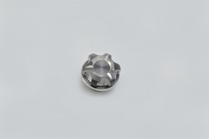 Oil filler cap dual anodized M27 x P1.5 silver black