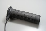Heated grips 4-level 22.2mm 7/8" open end black