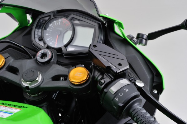 Deckel Bremspumpe schwarz eloxiert für KAWASAKI...