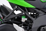 Deckel Bremspumpe grün eloxiert 42mm für KAWASAKI Z650 Z900 hinten