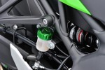 Deckel Bremspumpe grün eloxiert 42mm für KAWASAKI Z650 Z900 hinten