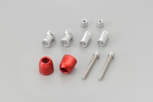 "PINO-1" Lenkergewichte Set Aluminium CNC rot eloxiert...