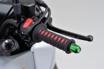 "PINO-1" Lenkergewichte Set Aluminium CNC grün eloxiert 14-19mm M8