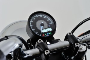 "VELONA80" Tachometer 200 KM/H MPH, weiße LED, schwarz 2