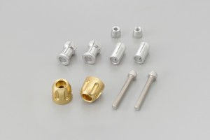 "PINO-2" Lenkergewichte Set Aluminium CNC gold eloxiert...